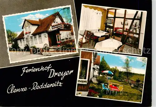 AK / Ansichtskarte  Reddereitz Ferienhof Emmi Dreyer Gaststube Gartenterrasse Reddereitz