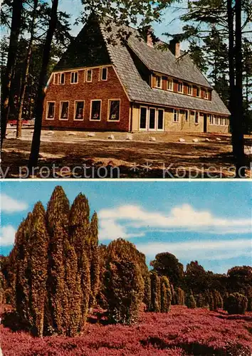 AK / Ansichtskarte 73865021 Niederhaverbeck_Bispingen Gasthof Menke Naturschutzpark Lueneburger Heide 