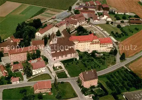 AK / Ansichtskarte  Bad_Waldsee Kloster Reute Fliegeraufnahme Bad_Waldsee