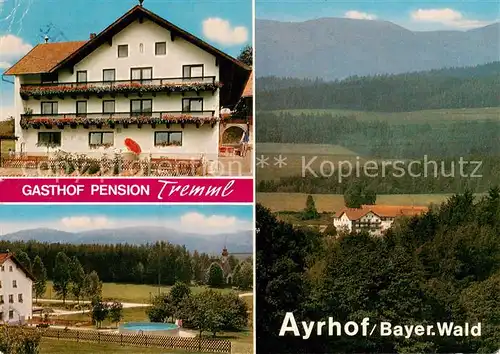 AK / Ansichtskarte 73865050 Ayrhof_Kollnburg Panorama Gasthof Pension Tremml 