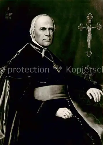 AK / Ansichtskarte 73865064 Mainz__Rhein Bischof Wilhelm Emmanuel von Ketteler Gemaelde 