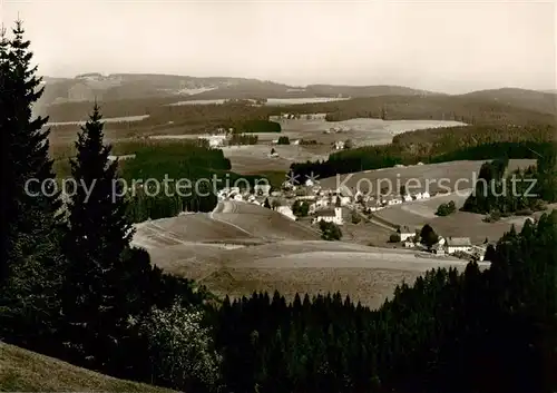 AK / Ansichtskarte  Neukirch_Furtwangen Sommerfrische Wintersportplatz Panorama Blick vom Steinberg Neukirch Furtwangen