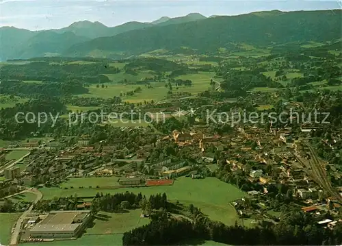 AK / Ansichtskarte  Miesbach mit Blick auf Bayerische Voralpen Miesbach