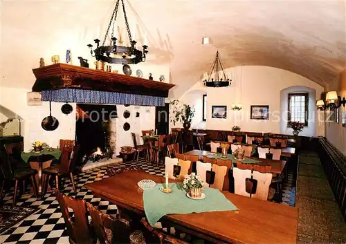 AK / Ansichtskarte 73865104 Luedinghausen Café Restaurant Burg Vischering Kaminzimmer Luedinghausen