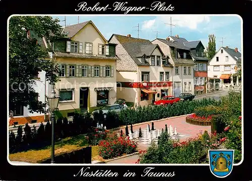 AK / Ansichtskarte 73865141 Nastaetten_Taunus Robert Wagner Platz Bodenschach Nastaetten_Taunus