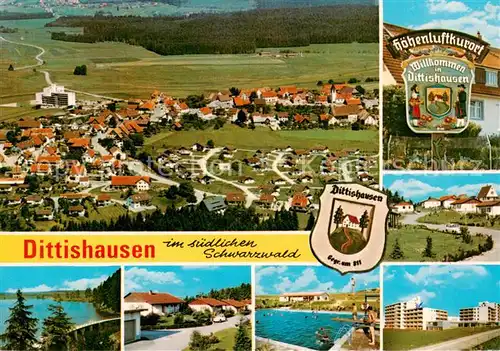 AK / Ansichtskarte  Dittishausen_Loeffingen Panorama Titisee Schwimmbad Teilansichten 