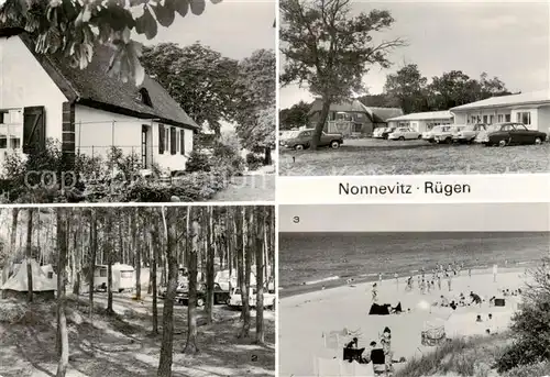 AK / Ansichtskarte  Nonnevitz_Dranske Ferienheim des VEB Landtechn Anlagenbau Campingplatz Strand 