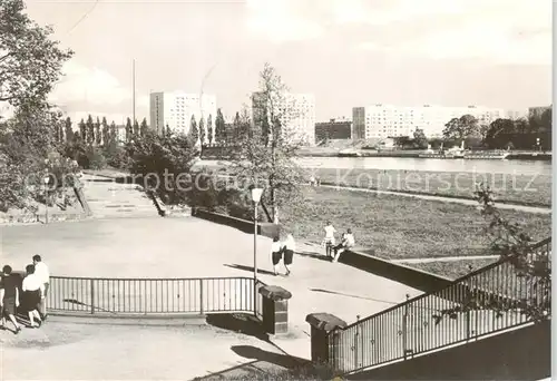 AK / Ansichtskarte  Dresden_Elbe Neubauten an der Elbe 