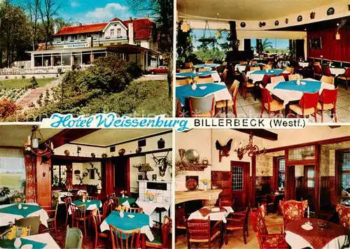 AK / Ansichtskarte  Billerbeck_Westfalen Hotel Weissenburg Restaurant Billerbeck_Westfalen