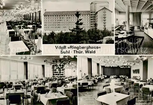 AK / Ansichtskarte  Suhl_Thueringer_Wald VdgB Ringberghaus Restaurant Café Suhl_Thueringer_Wald
