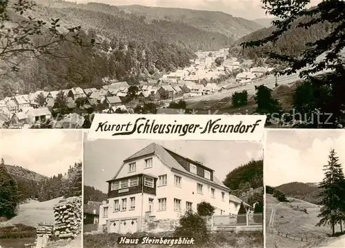 AK / Ansichtskarte 73865251 Schleusingerneundorf Panorama Hotel Haus Steinbergsblick Schleusingerneundorf