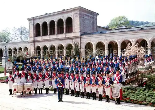 AK / Ansichtskarte  Bad_Kissingen Jugendmusikkorps Traditionsuniformen Bad_Kissingen