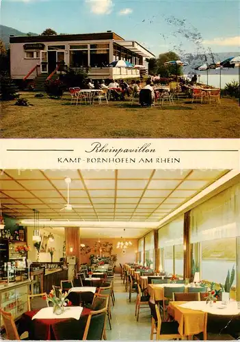 AK / Ansichtskarte 73865297 Kamp-Bornhofen_Rhein Rhein-Pavillon Restaurant 