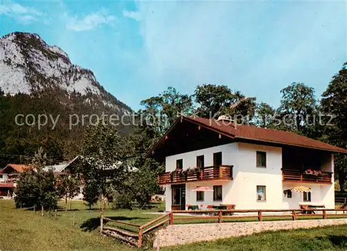 AK / Ansichtskarte  Ramsau__Berchtesgaden Haus Bergnest Gaestehaus Pension 