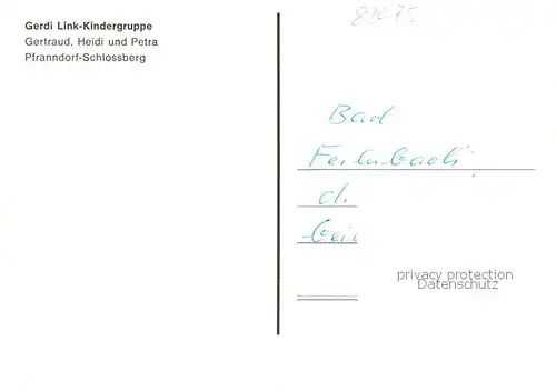 AK / Ansichtskarte  Pfranndorf_Bad_Feilnbach Gerdi Link Kindergruppe Musik 