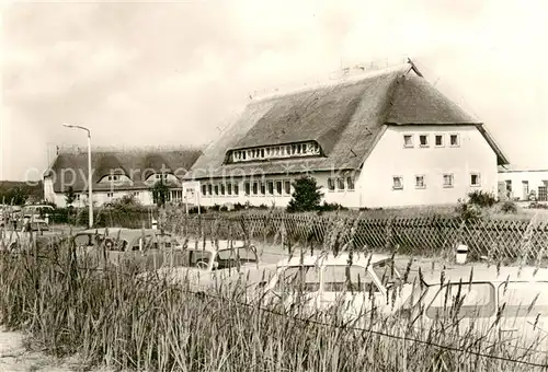 AK / Ansichtskarte  Ahrenshoop_Ostseebad Betriebserholungsheim Kombinat VEB Chemische Werke Buna Gaststaette Duenenhaus Ahrenshoop_Ostseebad