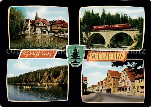 AK / Ansichtskarte 73865365 Welzheim Feuersee Viadukt Laufenmuehle Ebnisee Wilhelmstrasse Welzheim