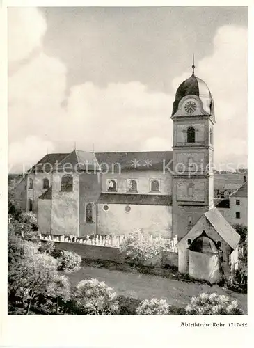 AK / Ansichtskarte  Rohr_Niederbayern Abteikirche Rohr Niederbayern