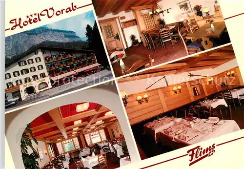 AK / Ansichtskarte  Flims_Dorf Hotel Vorab Gastraeume Flims_Dorf