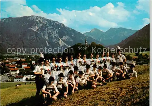 AK / Ansichtskarte  Ruhpolding Trachtengruppe D'Miesenbacher Ruhpolding