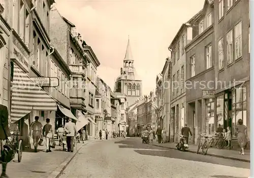 AK / Ansichtskarte  Guestrow_Mecklenburg_Vorpommern Strasse der Nationalen Einheit Guestrow_Mecklenburg