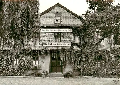 AK / Ansichtskarte  Marburg_Lahn Historisches Wirtshaus an der Lahn Gasthof zum Schuetzenpfuhl Marburg_Lahn