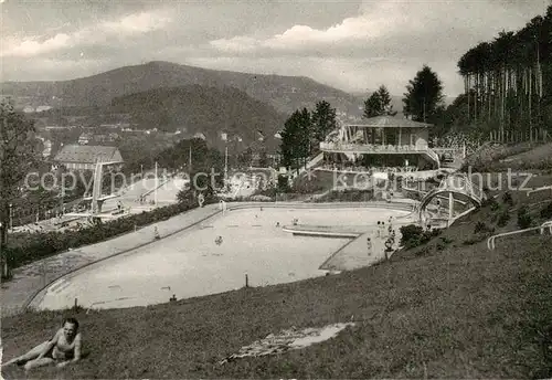 AK / Ansichtskarte  Bad_Kissingen Terrassenschwimmbad Bad_Kissingen