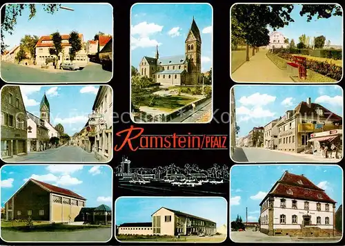 AK / Ansichtskarte 73865449 Ramstein-Miesenbach Teilansichten Kirche Stadtzentrum Parkanlagen Ramstein-Miesenbach
