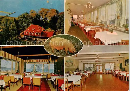 AK / Ansichtskarte 73865476 Dersau Gasthaus Pension zur Muehle Restaurant Schwein Dersau