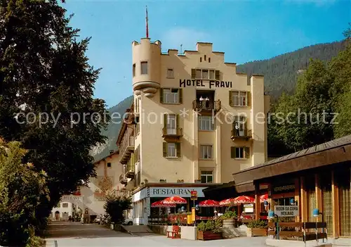 AK / Ansichtskarte  Andeer_GR Hotel Fravi Restaurant Andeer_GR