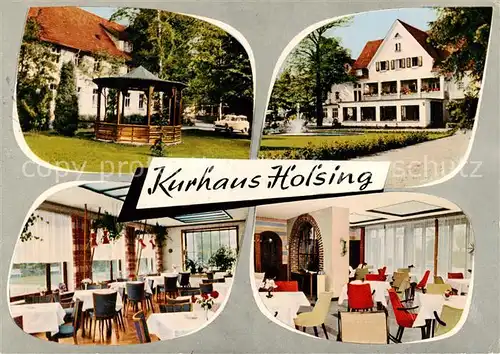 AK / Ansichtskarte  Bad_Holzhausen_Luebbecke_Preussisch_Oldendorf_NRW Kurhaus Holsing Speiseraum 