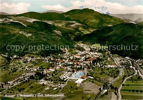 AK / Ansichtskarte  Hausen_Wiesental Panorama Schwarzwald Hausen Wiesental