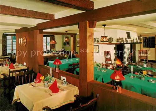 AK / Ansichtskarte 73865525 Oberkirchen_Sauerland_Schmallenberg Gasthof Schuette Restaurant 