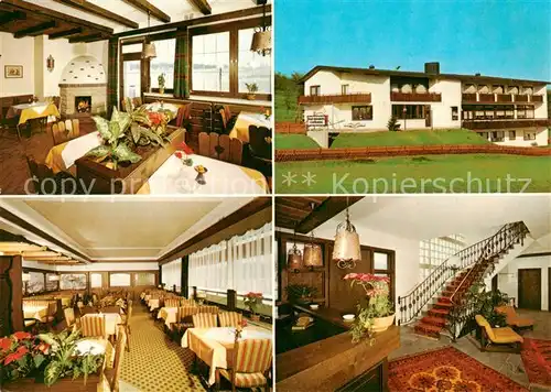 AK / Ansichtskarte 73865532 Boesingen_Pfalzgrafenweiler Hotel Mandelberg Restaurant Foyer Treppenaufgang Boesingen