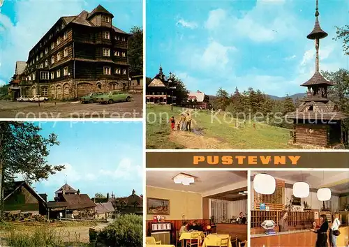 AK / Ansichtskarte 73865542 Pustevny_Radhosti_CZ Hotel Tanecnica Restaurant Ort in den Beskiden 
