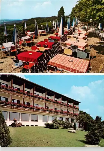 AK / Ansichtskarte 73865552 Dillberg Hotel Berghof Restaurant Terrasse Dillberg