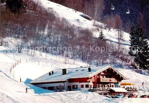 AK / Ansichtskarte 73865559 St_Johann_Pongau Oberforsthof Alm Restaurant Wintersportplatz Alpen St_Johann_Pongau
