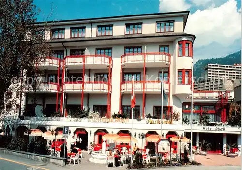 AK / Ansichtskarte  Weggis_Vierwaldstaettersee Hotel Roessli Weggis_Vierwaldstaettersee