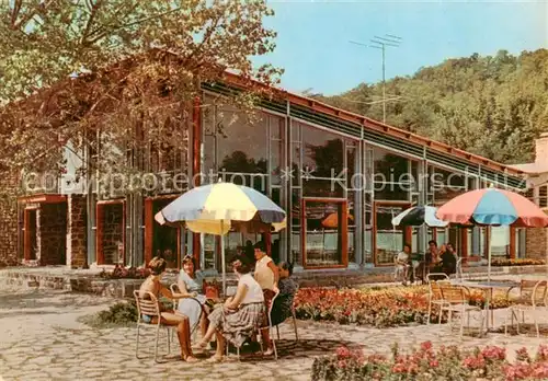 AK / Ansichtskarte 73865564 Tihany_HU Motel Restaurant Terrasse 