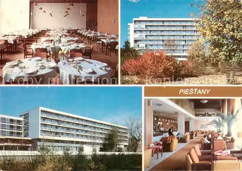 AK / Ansichtskarte 73865571 Piestany_SK Liecebny dom Balnea Splendid Hotel Restaurant 