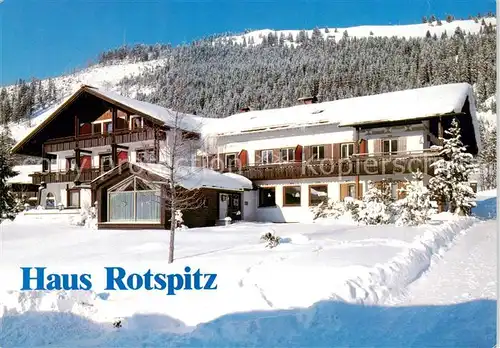 AK / Ansichtskarte 73865572 Oberjoch_Bad_Hindelang Klinik Santa Maria Winterlandschaft Allgaeuer Alpen 