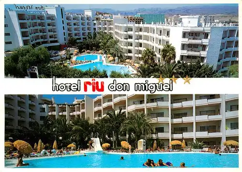 AK / Ansichtskarte 73865573 Playa_del_Ingles_Gran_Canaria_ES Hotel Riu Don Miguel Swimming Pool 