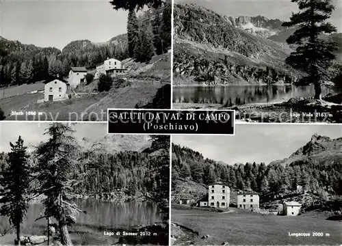 AK / Ansichtskarte  Poschiavo_GR Panorama Val di Campo Sfazu Lago Viola Lago di Saosso Lungacqua 