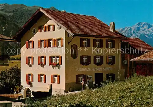 AK / Ansichtskarte  Alvaneu_Dorf_GR Gasthaus Pension Simmen Hotel Albulatal 