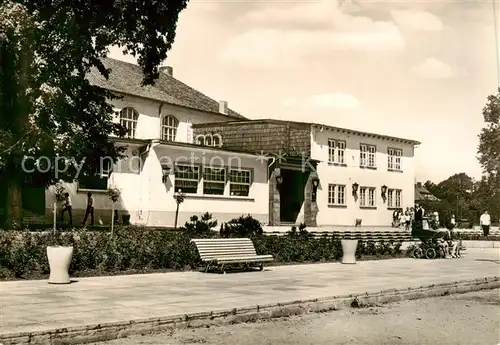 AK / Ansichtskarte  Muehlhausen_Thueringen Naherholungszentrum Schwanenteich Café Muehlhausen Thueringen