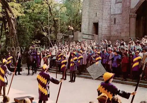 AK / Ansichtskarte 73865654 oetigheim Volksschauspiele Deutschlands groesste Freilichtbuehne Auffuehrung 1976 Weilhelm Tell oetigheim