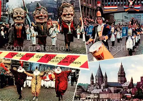 AK / Ansichtskarte  Mainz__Rhein Fastnacht Umzuege Blick auf die Altstadt 