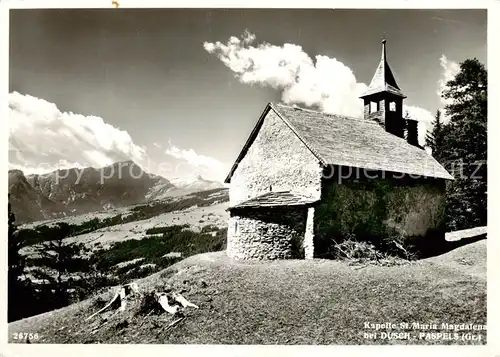 AK / Ansichtskarte  Dusch-Paspels_GR Kapelle St. Maria Magdalena 