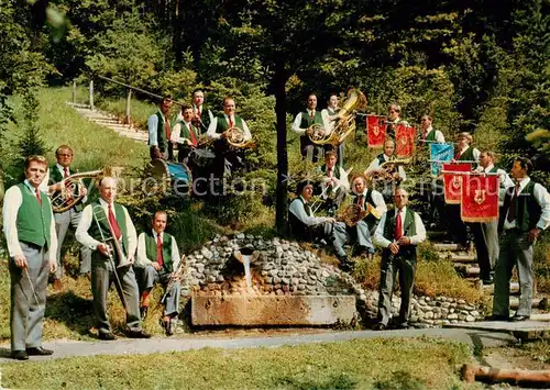 AK / Ansichtskarte  Staffelstein Staffelsteiner Blasmusik Musikkapelle Staffelstein