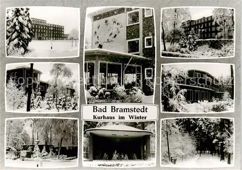 AK / Ansichtskarte  Bad_Bramstedt Kurhaus im Winter Teilansichten Bad_Bramstedt